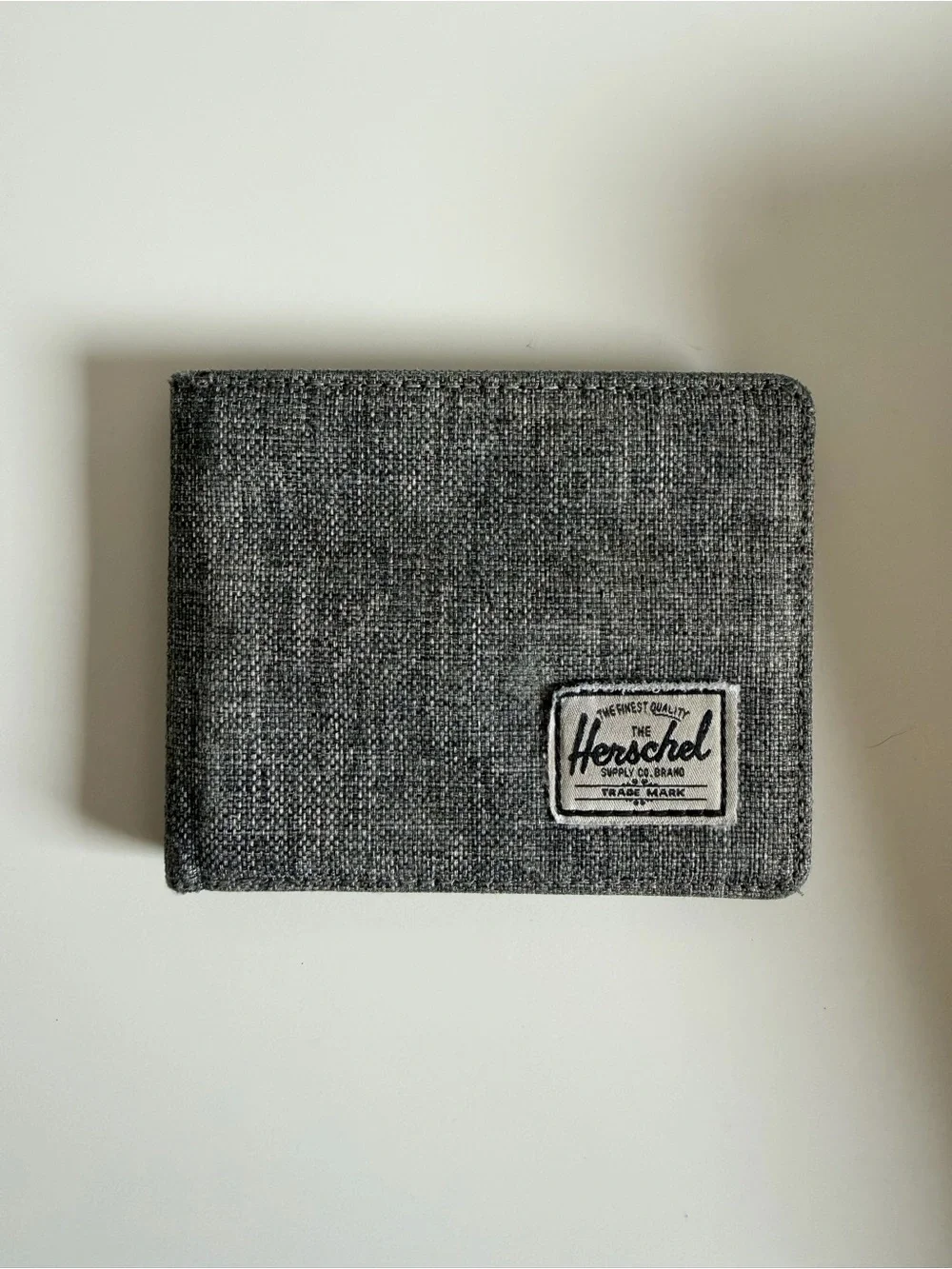 Herschel Supply Company Grey Textured Fabric Bifold Wallet